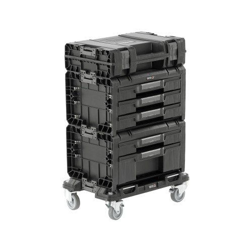 Ящики для инструментов с колесами S12 4 шт. модулей P05T2T341G2, 507x326x745 мм YATO YT-09191