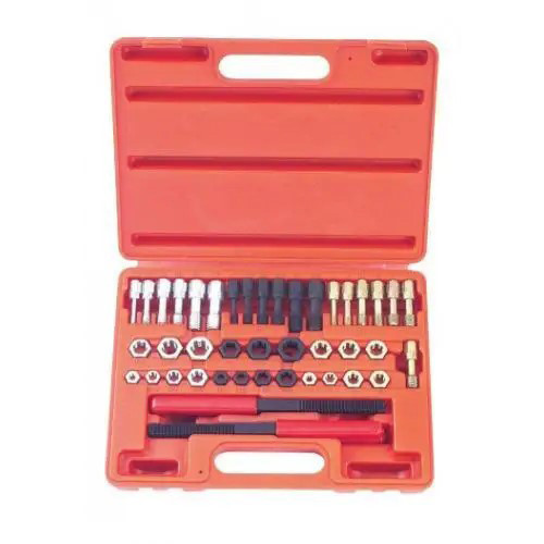 Набор для исправления метрической и дюймовой резьбы (MM, UNF, UNC),43 предмета. FORCE 943U1 F