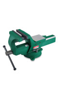 Тиски слесарные кованые 125мм (5"),поворотные,с наковальней. TOPTUL DJAD0105 