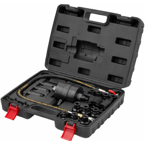 Съемник форсунок пневматический под давление 5-8 Bar,КМ-30Нм, 21шт. YATO YT-05335