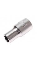 Головка торцевая короткая 6-гранная 6мм, квадрат 1/4". 22506 JTC