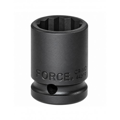 Головка ударная 1/2",12-гранная,32мм, длина 48мм. FORCE 44832 F
