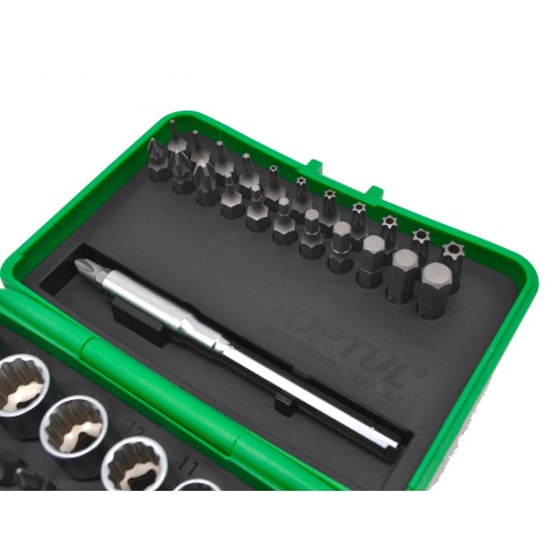 Набор инструмента TOPTUL 1/4" 45ед. (12-гранные головки) GADW4502