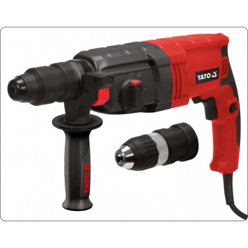 Перфоратор SDS+ сменная цанга 850 Вт, в кейсе YATO YT-82122