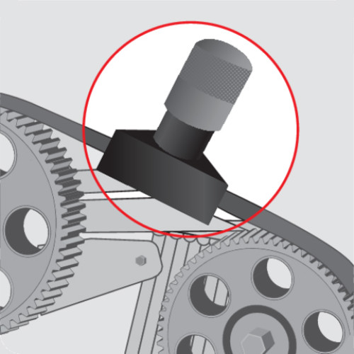 Прибор для проверки натяжения ремней. YATO YT-06019