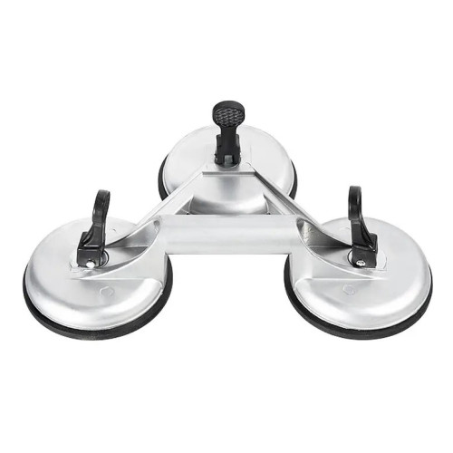 Стеклодомкрат алюминиевый вакуумный тройной 120кг,с присосками 120мм. MATRIX 8752559