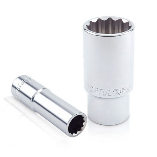 Головка торцевая глубокая 1/2",12-гранная,30мм. TOPTUL BAEF1630