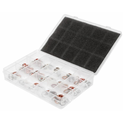 Набор медных шайб под форсунки,150 предметов. 4061 JTC