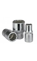 Головка торцевая 12-гранная,квадрат 1/4",11мм, длина 25мм. FORCE 52911 F