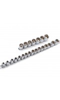 Набор головок 12-гр. 1/2" 23ед.   8~28,30,32мм   (на планке) TOPTUL GAAQ1604U-12