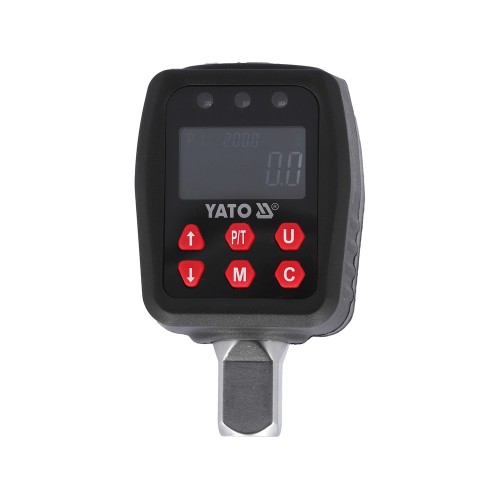 Адаптер динамометричний електронний YATO 1/2", 10-200 Nm, YT-07535