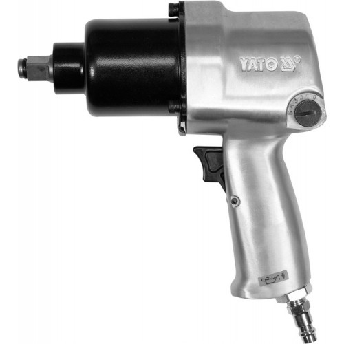 Гайковерт ударний пневматичний YATO: квадрат 1/2", F = 1000 Nm, YT-09528