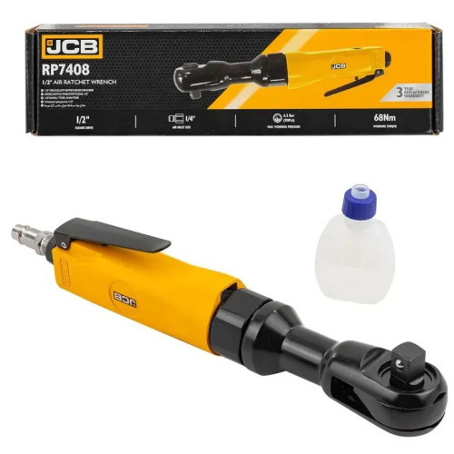 Трещотка пневматическая:1/2",68Нм,160об/мин. JCB Tools JCB-RP7408