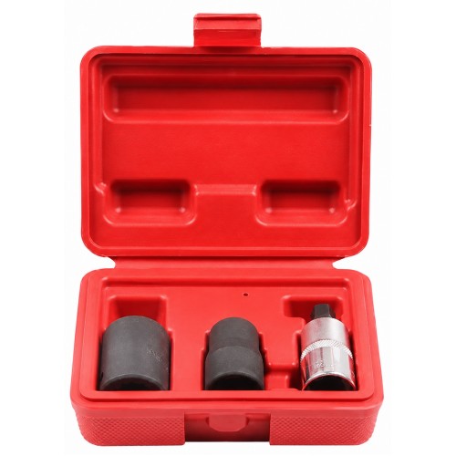 Набор пятигранных головок 1/2" для тормозных суппортов Bendix и Girling, 3 предмета. VIKTEC VT01621