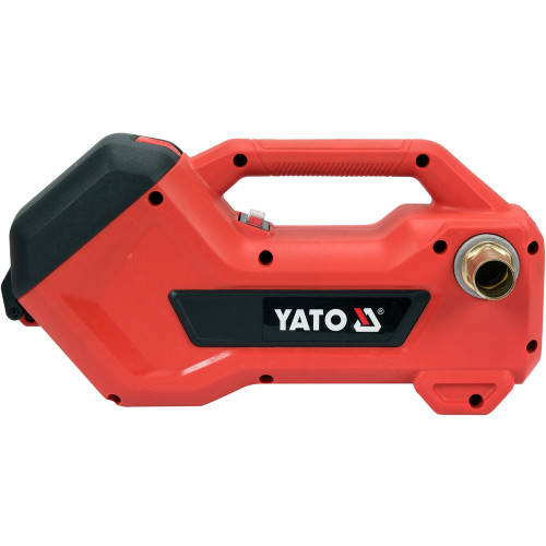 Насос аккумуляторный для воды и масла YATO: Li-Ion 18В,380Вт,1800л/час,высота 22м. (БЕЗ АККУМУЛЯТОРА) SYSTEM 18 V). YT-85291