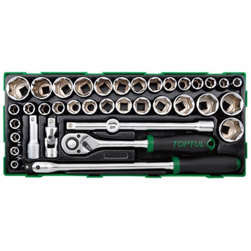 Набор инструмента 1/2" (дюйм+метр.) 38ед. TOPTUL GBB38190