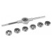 Набор метрических плашек M3-M12 с плашкодержателем,8 предметов. WOKIN WK-334108