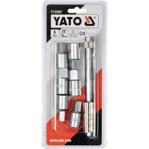 Комплект ключей 3/8" для сливных пробок YATO YT-05997