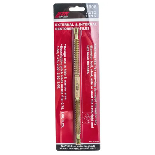 Напильник для восстановления внешней резьбы,0.8–3.0мм.1906 JTC