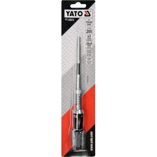 Хон для расточки циллиндров 19-63мм с 3 камнями- 28х6 мм YATO YT-05810