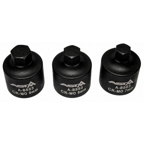 Набор адаптеров 3/8" для тормозных суппортов Mercedes-Benz,Audi,Volkswagen и BMW. ASTA A-BSS3