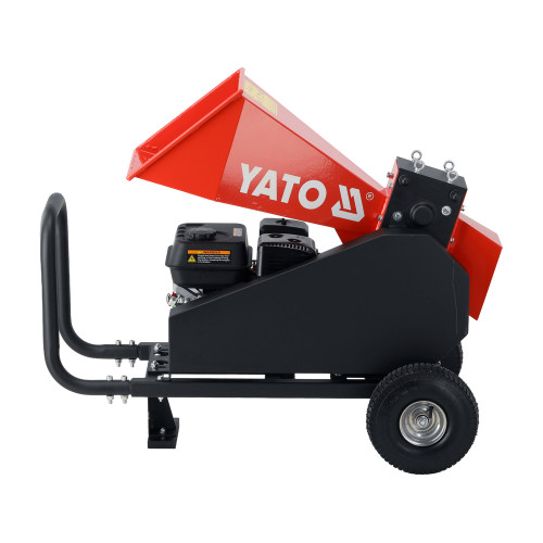 Измельчитель веток бензиновый YATO 4,1кВт,196см³,ø 60мм. YT-86160