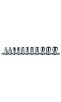 Набор 12-гранных дюймовых головок 5/32"-9/16",квадрат 1/4",11шт. FORCE 21110 F