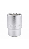 Головка торцевая 1",12-гранная, 40мм, длина 65мм. FORCE 58940 F