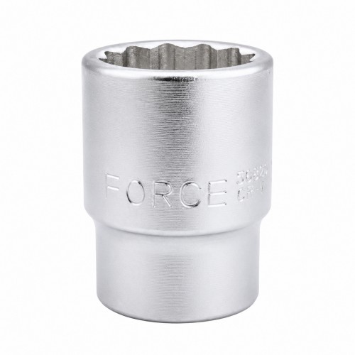 Головка торцева 1",12-гранна, 40мм, довжина 65мм. FORCE 58940 F