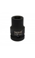 Головка торцевая ударная 1/2",6-гранная,12мм, длина 39мм. YATO YT-1002