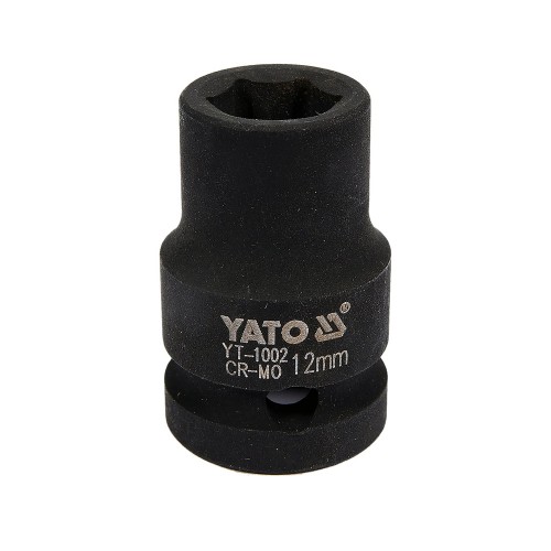 Головка торцевая ударная 1/2",6-гранная,12мм, длина 39мм. YATO YT-1002