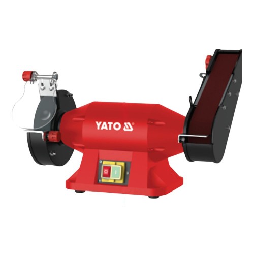 Точильний верстат з пасом YATO 230 В, 520 Вт, диск Ø= 150/25х 32 мм, пас- 50х686 мм YT-822110