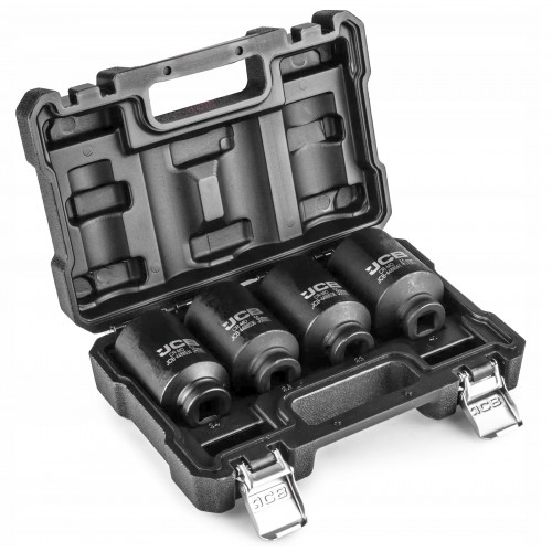 Набір головок ударних глибоких 4 од. 1/2" (12-гр.) (34, 36, 38, 41 мм) JCB Tools JCB-4045-9MPB