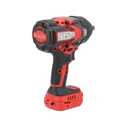 Гайковерт ударный аккумуляторный бесщеточный YATO 1/2", 1200 Нм (БЕЗ АКБ) SYSTEM 18 V YT-828072