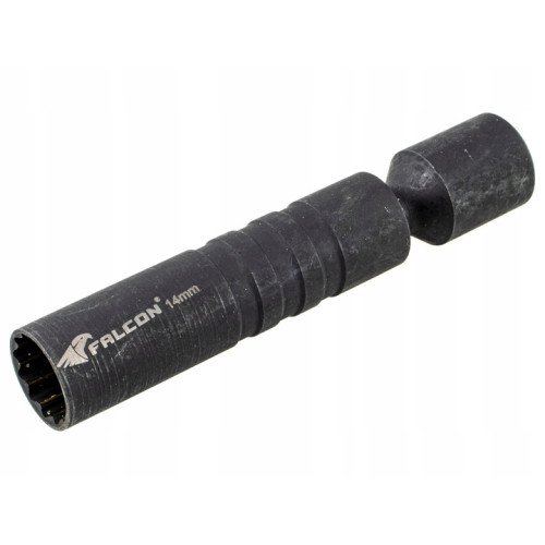 Головка для свечей зажигания 14мм. 12 граней под квадрат 3/8", с шарниром (BMW) F08404 FALCON