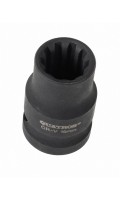 Головка 10 граней,15мм,1/2", для гальмівних супортів Audi/Porsche. QUATROS QS70015