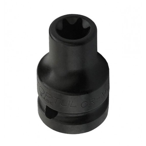 Головка торцева ударна 1/2",E10, коротка, довжина 38мм. TOPTUL KABK1610