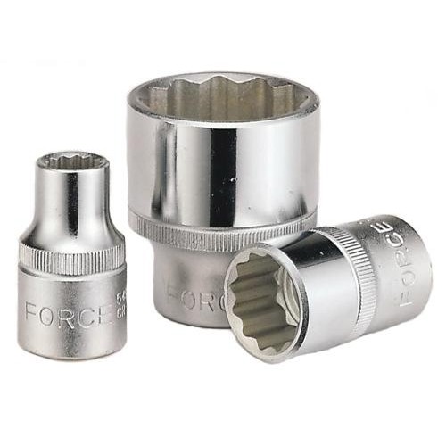 Головка торцева 1/2",12-гранна, 33мм, довжина 47мм. FORCE 54933 F