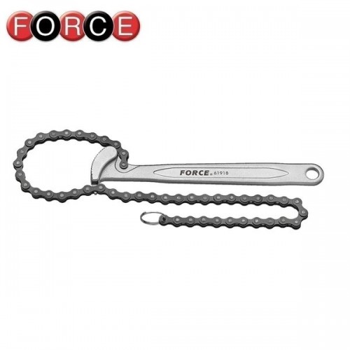 Съемник масляного фильтра цепной, захват до 160 мм 61918 FORCE
