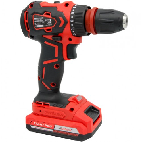 Шуруповерт аккумуляторный с патроном DFR 45Hm., START PRO SCD2-18/2BD BRUSHLESS