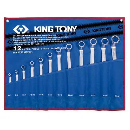 Набор накидных ключей 6~32мм, 12 предметов King Tony 1712MRN01
