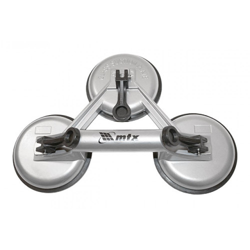 Склодомкрат алюмінієвий вакуумний потрійний 120кг,з присосками 120мм. MATRIX 8752559