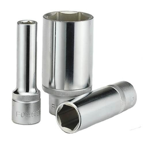 Головка торцевая глубокая 1/2",6-гранная, 25мм, длина 77мм. FORCE 5457725 F