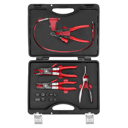 Набор клещей для хомутов и патрубков, 14шт. FORCE 915G7 F