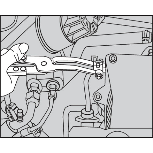 Набор клещей для шлангов и проводов,1/4"-3/4",2 предмета. YATO YT-0645