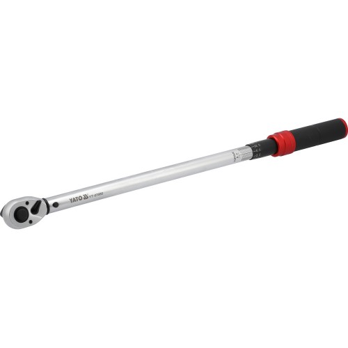 Ключ динамометрический двухсторонний YATO 3/4", F=100-500 Нм, L=585-605 мм YT-07680
