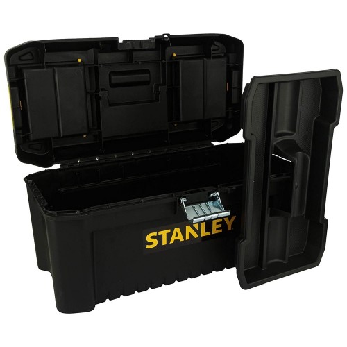 Ящик для инструмента STANLEY : 16" (406x205x195 мм), пластиковый, металлическая защелка, (STST1-75518)