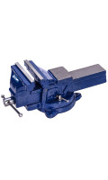 Тиски слесарные чугунные  4 "100мм,поворотные,с наковальней. STANDART TSC4-SW