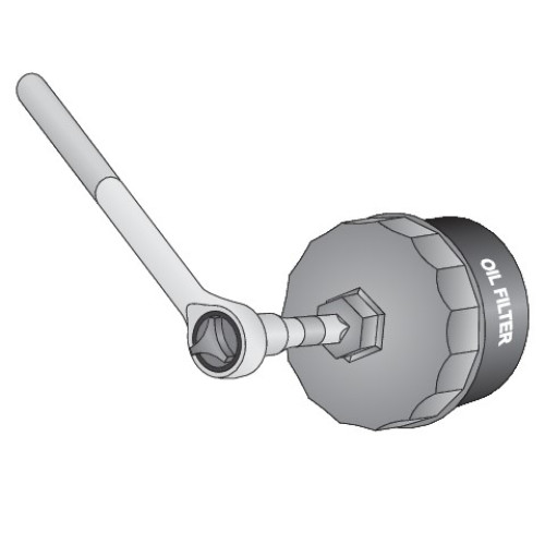 Набор чашечных съёмников масляного фильтра 65–120мм,13ед. YATO YT-0594