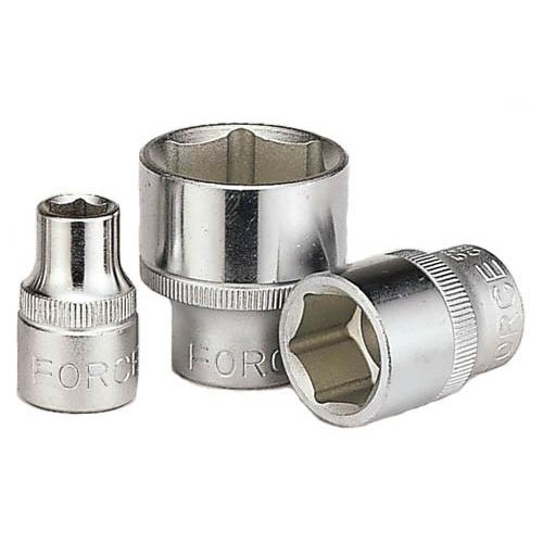Головка торцевая шестигранная 3/8",13мм, длина 28мм. FORCE 53513 F